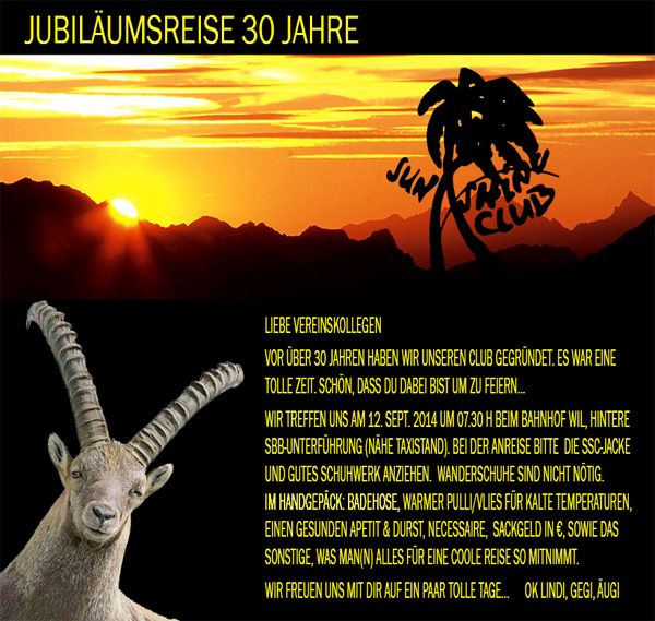 2014 09 jubireise infos